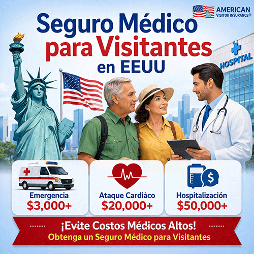 Costo del seguro médico para visitantes