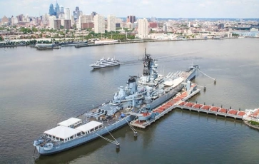 India travel to Battleship New Jersey, New Jersey