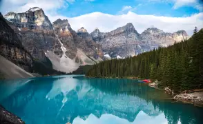 Moraine Lake Canada visitor insurance
