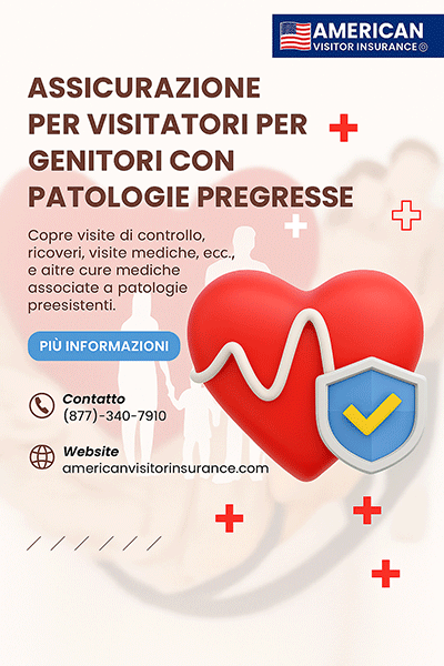 Assicurazione per genitori con condizioni preesistenti in visita negli Stati Uniti d'America